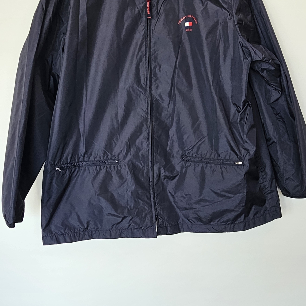 Tommy Hilfiger Navy Windbreaker Jacket